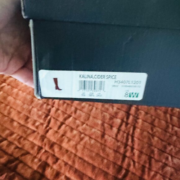 NIB NATURALIZER "KALINA" KNEE-HIGH BOOT "CIDER SPICE" BROWN 8 Wide - Picture 6 of 15